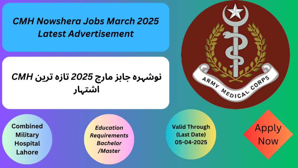 CMH Nowshera Jobs March 2025 Latest Advertisement
