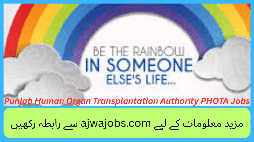 Punjab Human Organ Transplantation Authority PHOTA Jobs